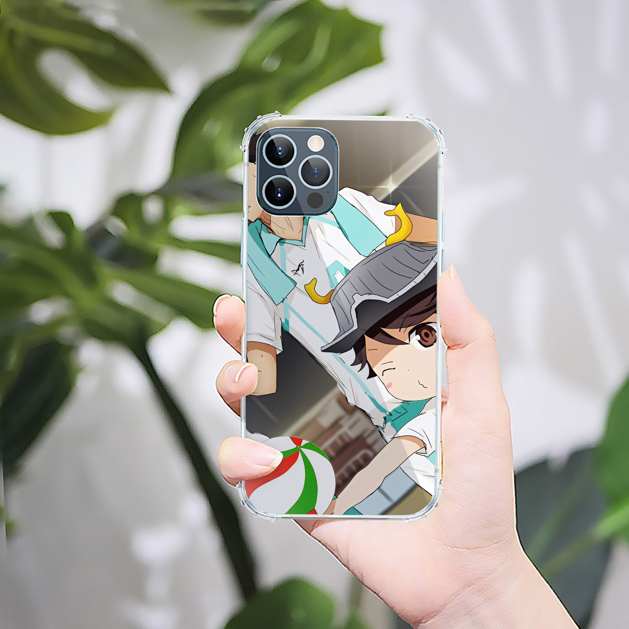 （画像用） ハイキュー!! Haikyu!! 【iPhone 12シリーズ対応】透明スマホケース（クリアソフトケース）